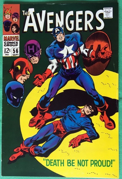 AVENGERS (1963) #56 FN+ (6.5) Cap explains ice imprisonment during WWII from #4