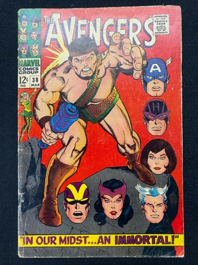 Avengers (1963) #38 VG- (3.5) Vs Hercules Don Heck