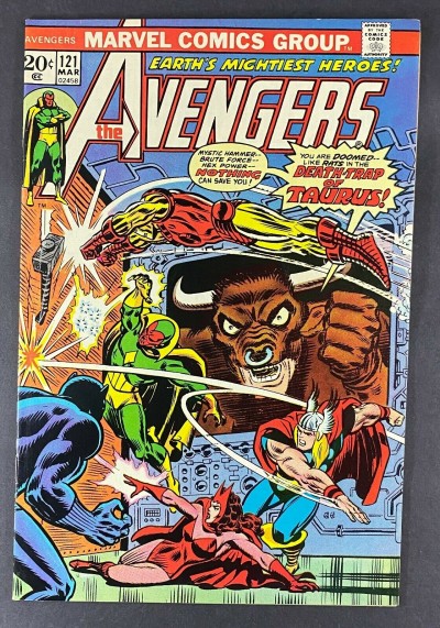 Avengers (1963) #121 NM- (9.2) Taurus John Buscema Art