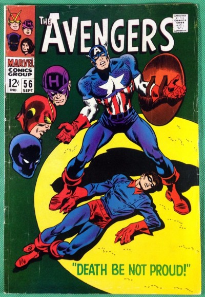 AVENGERS (1963) #56 VG/FN (5.0) Cap explains ice imprisonment during WWII from 4