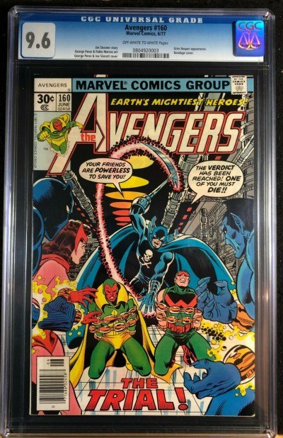 Avengers (1963) #160 CGC 9.6 vs Grim Reaper (0804920003)