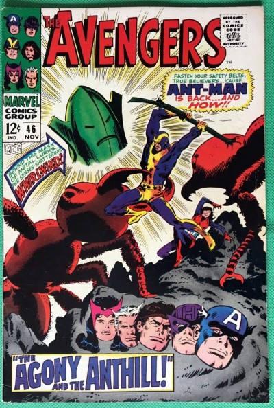 AVENGERS (1963) #46 FN/VF (7.0) return of Ant-Man