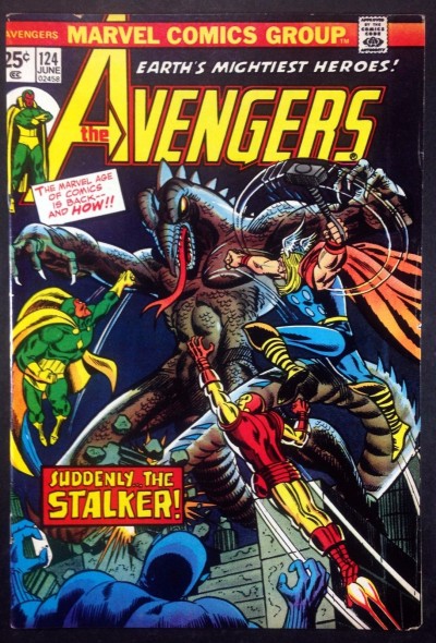 Avengers (1963) #124 FN/VF (7.0) versus The Stalker