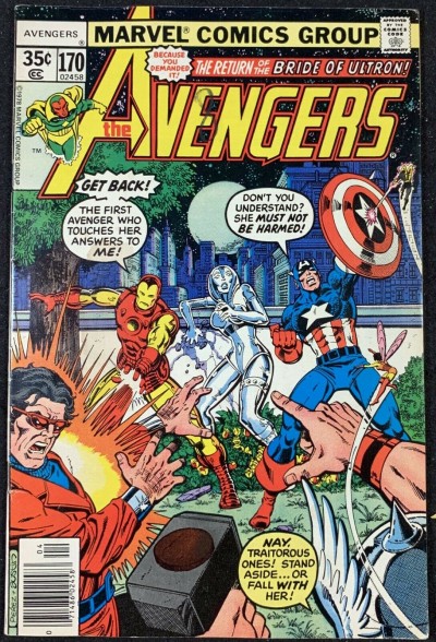 Avengers (1963) #170 VG+ (4.5) Korvac Saga part 5 of 12