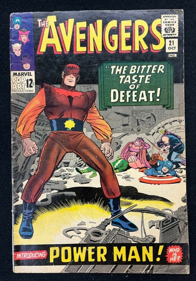 Avengers (1963) #21 VG+ (4.5) 1st Appearance Power Man Don Heck