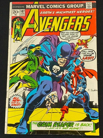 | Avengers (1963) #107 FN+ (6.5) Grim Reaper Jim Starlin Art