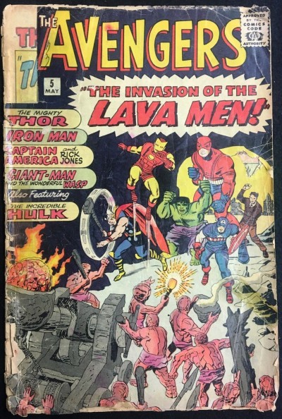 Avengers (1963) #5 PR (0.5) vs Lava Men