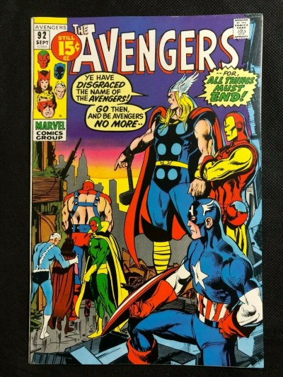 Avengers (1963) #92 VF (8.0) Neal Adams