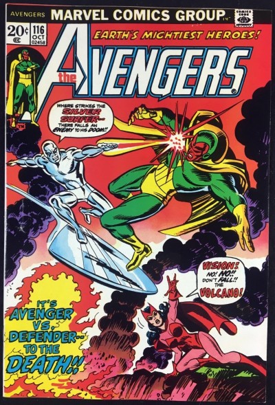 Avengers (1963) #116 VF- (7.5) Avengers Defenders War part 2 of 3 Silver Surfer