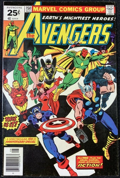 Avengers (1963) #150 FN (6.0) new line-up