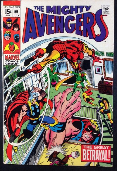 Avengers (1963) #66 VG/FN (5.0) 1st mention of Adamantium Ultron Barry Smith 