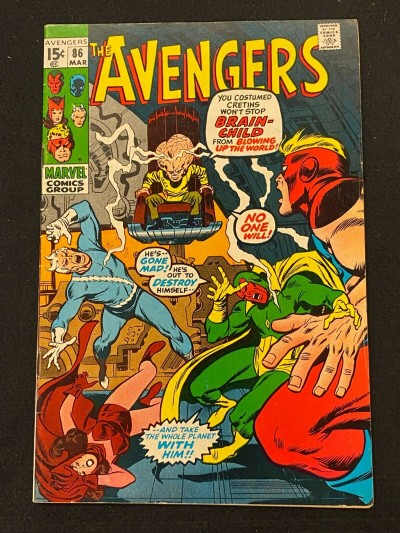 Avengers (1963) #86 FN/VF (7.0) 2nd Appearance Squadron Supreme Buscema Art