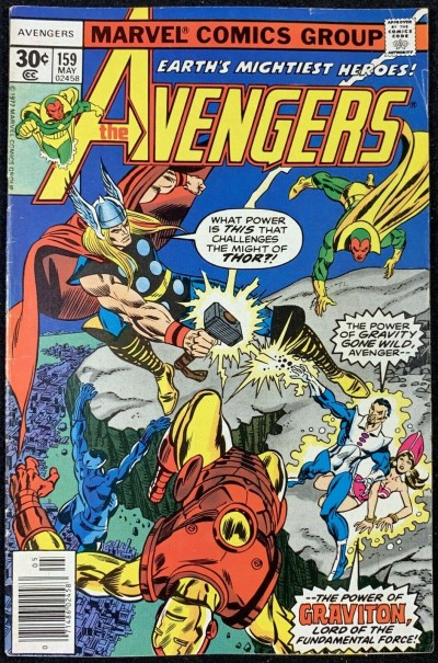 Avengers (1963) #159 VG/FN (5.0) 1st Graviton cover