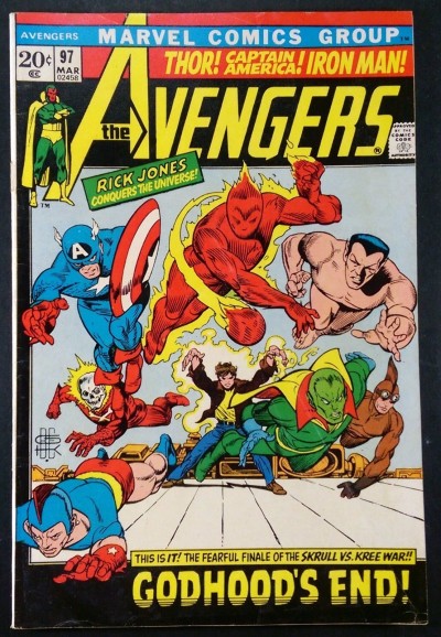 Avengers (1963) #97 FN (6.0) Kree/Skrull war part 9 of 9