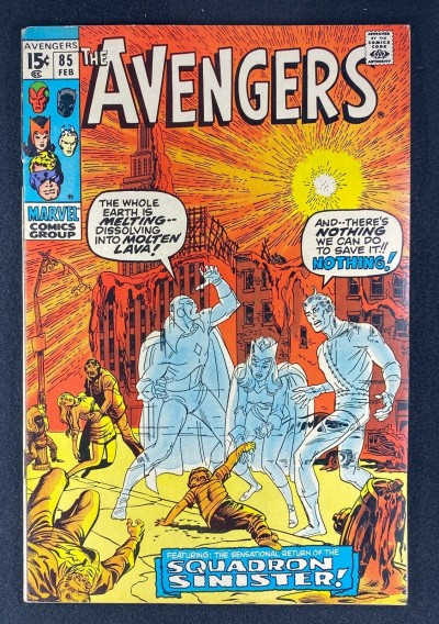 Avengers (1963) #85 FN/VF (7.0) 1st App Squadron Supreme / Spider-Man Cameo