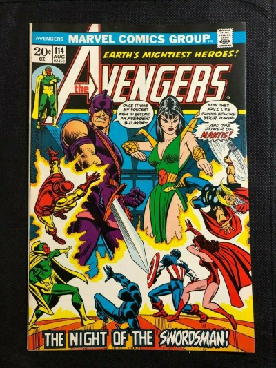 Avengers (1963) #114 VF/NM (9.0) John Romita Swordsman Joins
