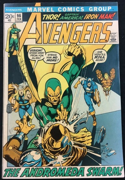 Avengers (1963) #96 VG (4.0) Kree-Skrull War part 8 of 9 Neal Adams cover & art