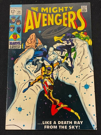 Avengers (1963) #64 FN/VF (7.0) 1st Appearance/Death Hawkeyes Brother Barney