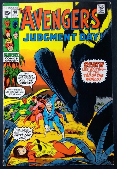 Avengers (1963) #90 VG/FN (5.0) Kree/Skrull war part 2 of 9