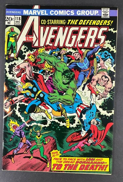 Avengers (1963) #118 VF+ (8.5) Avengers/Defenders War Battle Cover
