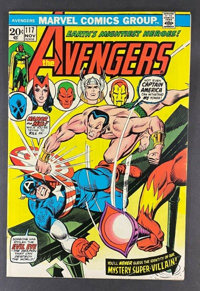 Avengers (1963) #117 FN+ (6.5) Avengers/Defenders War Sub-Mariner Battle Cover