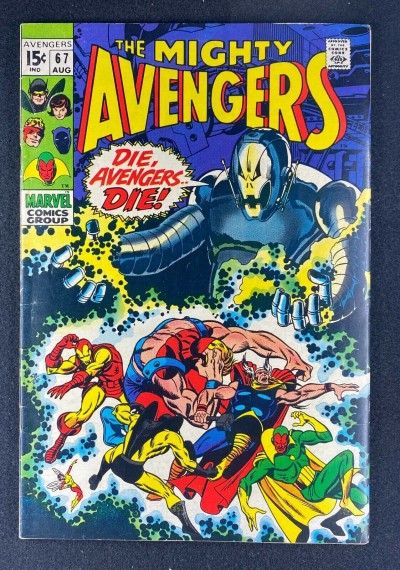Avengers (1963) #67 FN+ (6.5) Ultron-6 Appearance Cover Barry Windsor-Smith