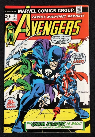 Avengers (1963) #107 VF- (7.5) Vs Grim Reaper