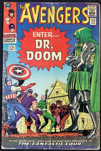 Avengers (1963) #25 GD (2.0) Dr.Doom cover & story