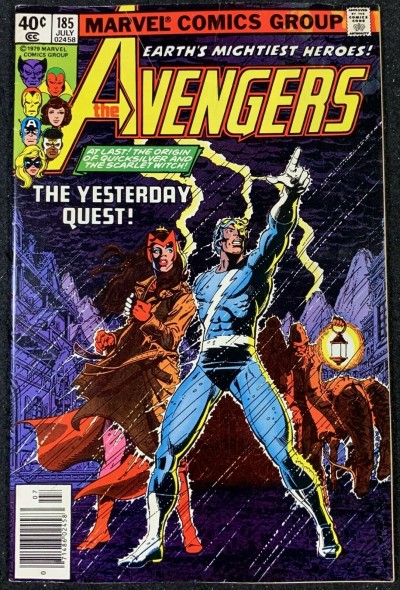 Avengers (1963) #185 FN (6.0) origin Quicksilver & Scarlet Witch