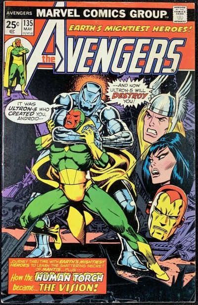Avengers (1963) #135 FN- (5.5) revised origin Vision part 2