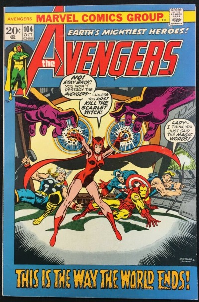 Avengers (1963) #104 VF (8.0) Sentinels gone rogue