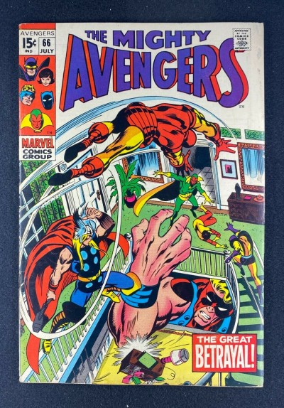 Avengers (1963) #66 FN+ (6.5) 1st Appearance Adamantium