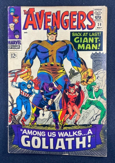 Avengers (1963) #28 VG (4.0) 1st App The Collector Giant-Man becomes Goliath