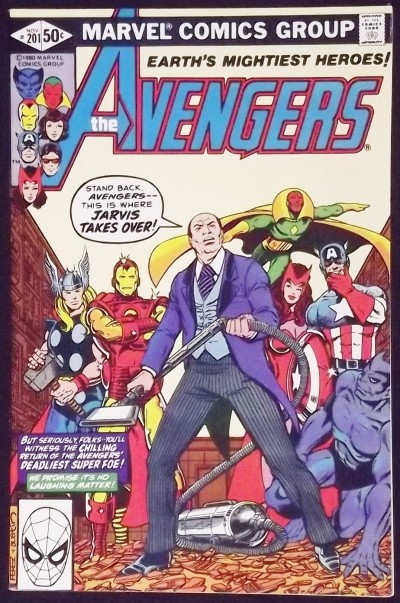 AVENGERS #201 VF/NM GEORGE PEREZ COVER AND ART JARVIS