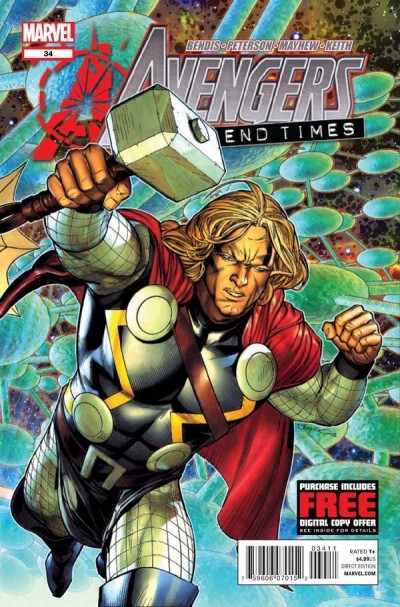 AVENGERS (2010) #34 NM END TIMES FINAL ISSUE!
