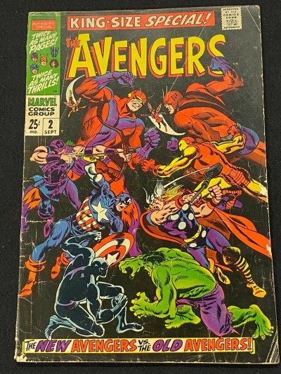 Avengers Annual (1967) #2 VG- (3.5) Avengers Vs Avengers