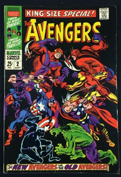 Avengers Annual (1968) #2 FN+ (6.5) 
