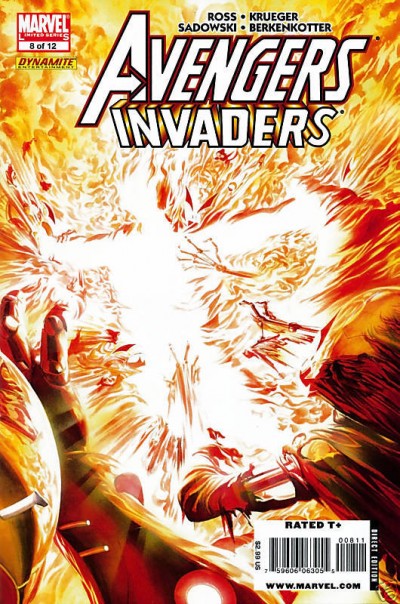 AVENGERS INVADERS (2008) #8 OF 12 VF/NM ALEX ROSS COVER