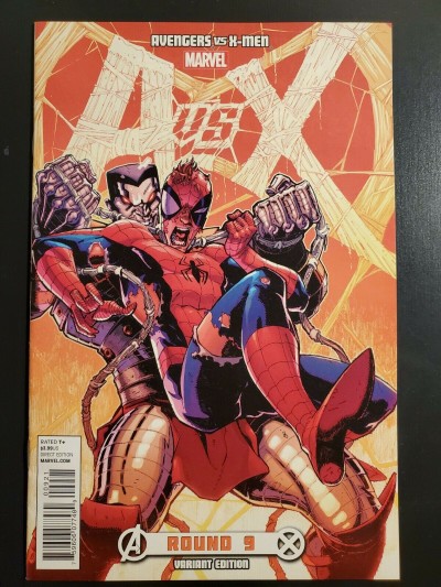 Avengers Vs X-Men #9 1:100 Stegman Spider-Man Variant AVX First Print VF+ 8.5 |