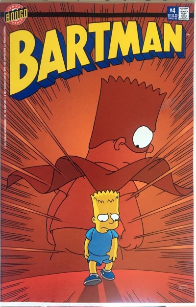 Bartman (1993) #4 VF+ (8.5) Amazing Spider-Man #50 cover swipe Simpsons Bongo 
