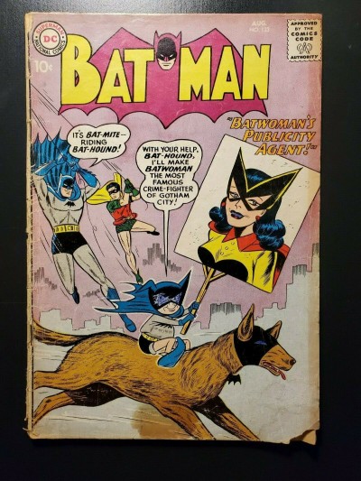 Batman #133 FAIR (1.0) 1st Bat-Mite in Batman Title - Batwoman - Moldoff Cover |