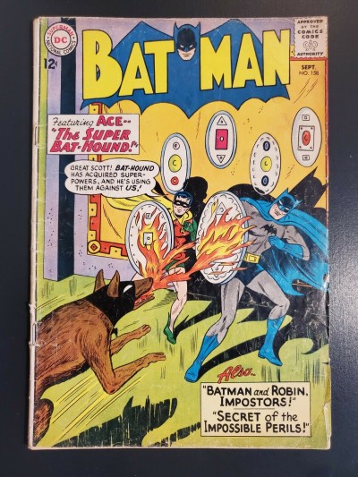 Batman #158 (1963) DC Comics G+ 2.5 Ace the Bat-Hound Sheldon Moldoff cover|