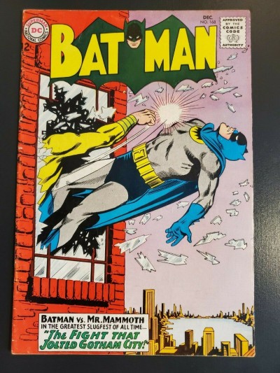 Batman #168 (1965) DC Comics VG+ 4.5 Infantino Sheldon Moldoff|
