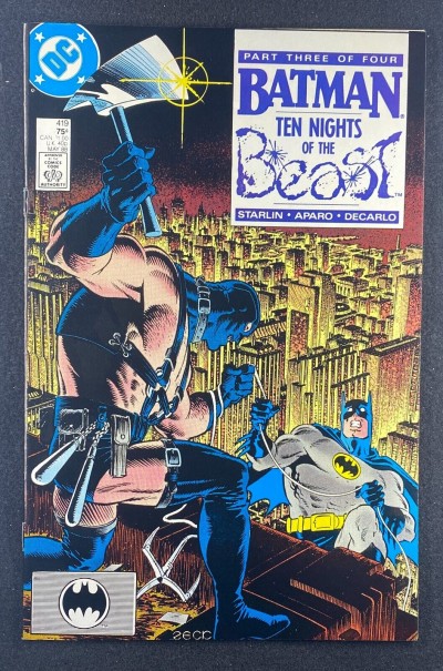Batman (1940) #'s 417 418 419 420 "Ten Nights of the Beast" Starlin Aparo Lot