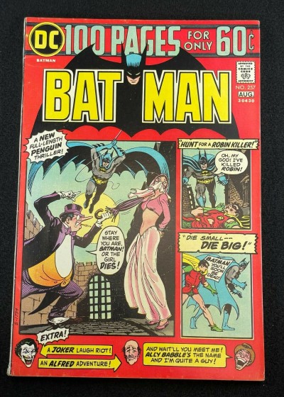 Batman (1940) #257 FN+ (6.5) Talia al Ghul Penguin 100 Page Giant Spectacular