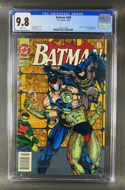 Batman (1940) #489 CGC 9.8 Bane Newsstand Edition Azrael as Batman (3821187024)