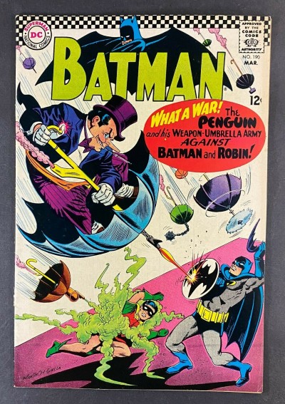 Batman (1940) #190 VF- (7.5) Penguin Carmine Infantino Cover