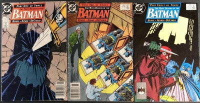 Batman (1940) #433 434 435 complete Many Death of Batman reader set Byrne Aparo