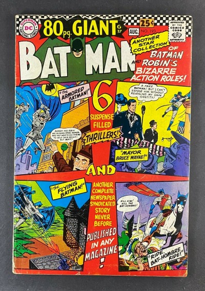 Batman (1940) #193 FN- (5.5) 80pg Giant G-37