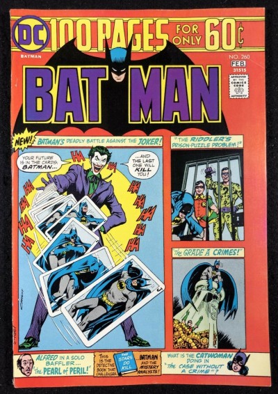 Batman (1940) #260 FN+ (6.5) 100 pages 2nd app Arkham Asylum Joker cover & story